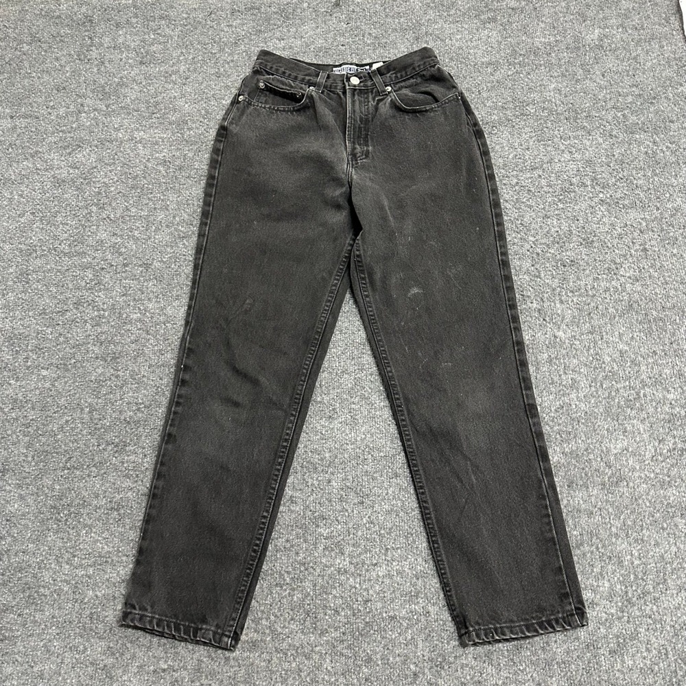 GAP Jeans Womens Size 26 Black Classic Fit High Waisted Straight Leg Denim